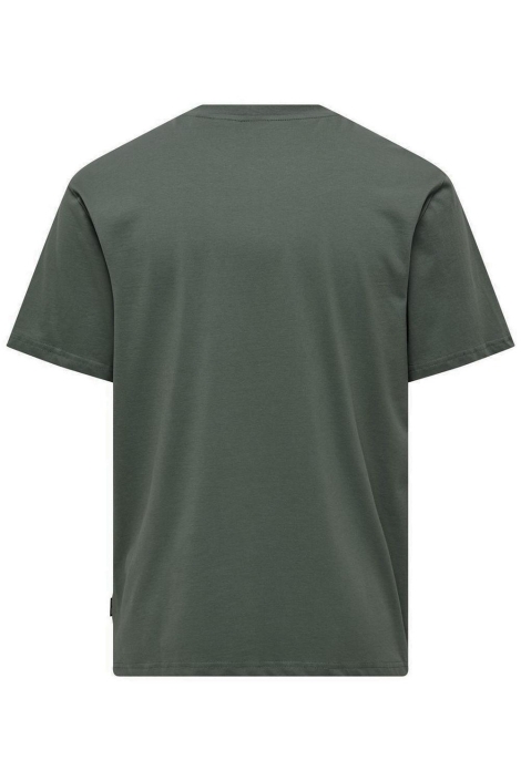 Only & Sons onslevi life reg text ss tee noos